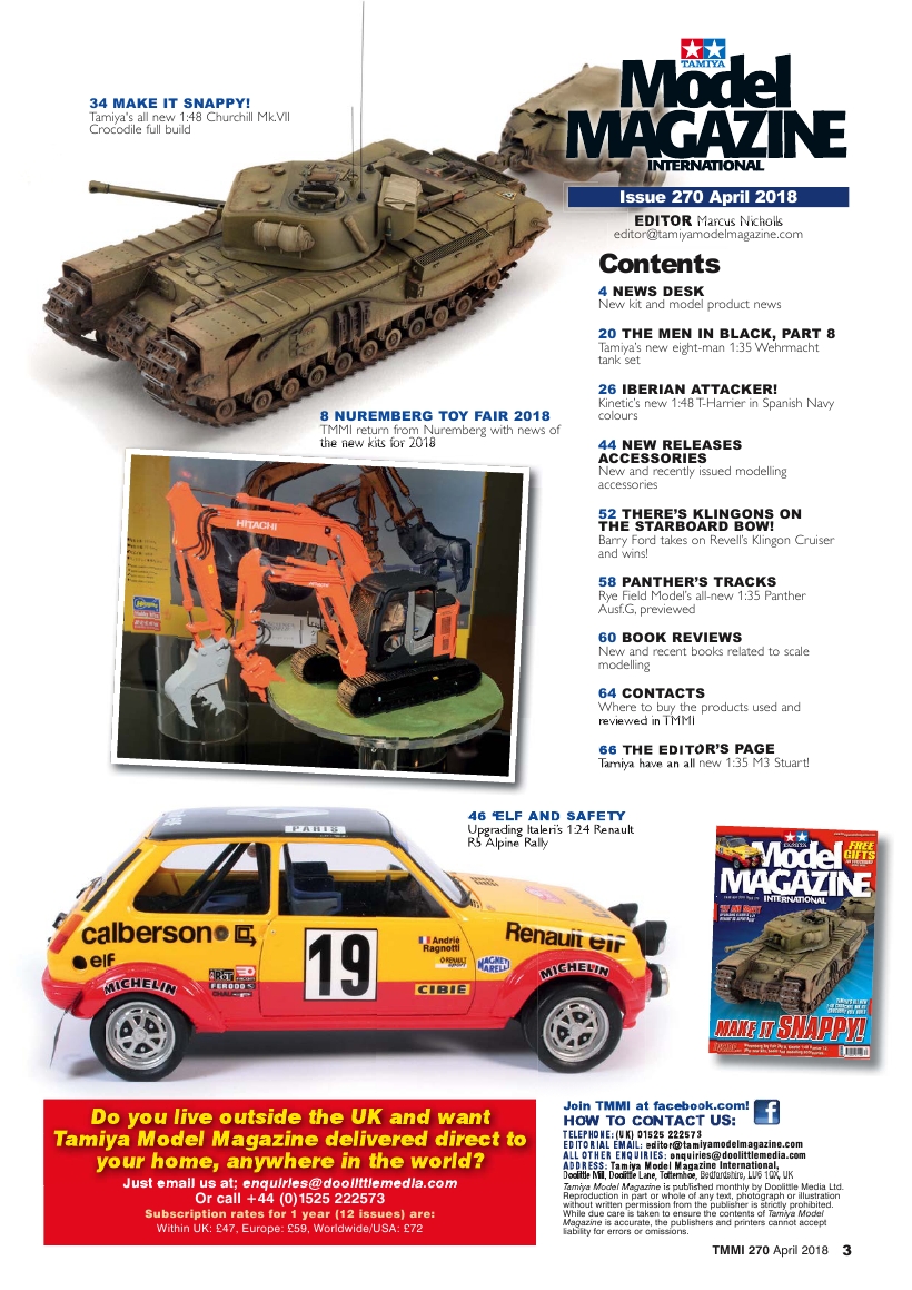 Tamiya Model Magazine 270 (2018-04)